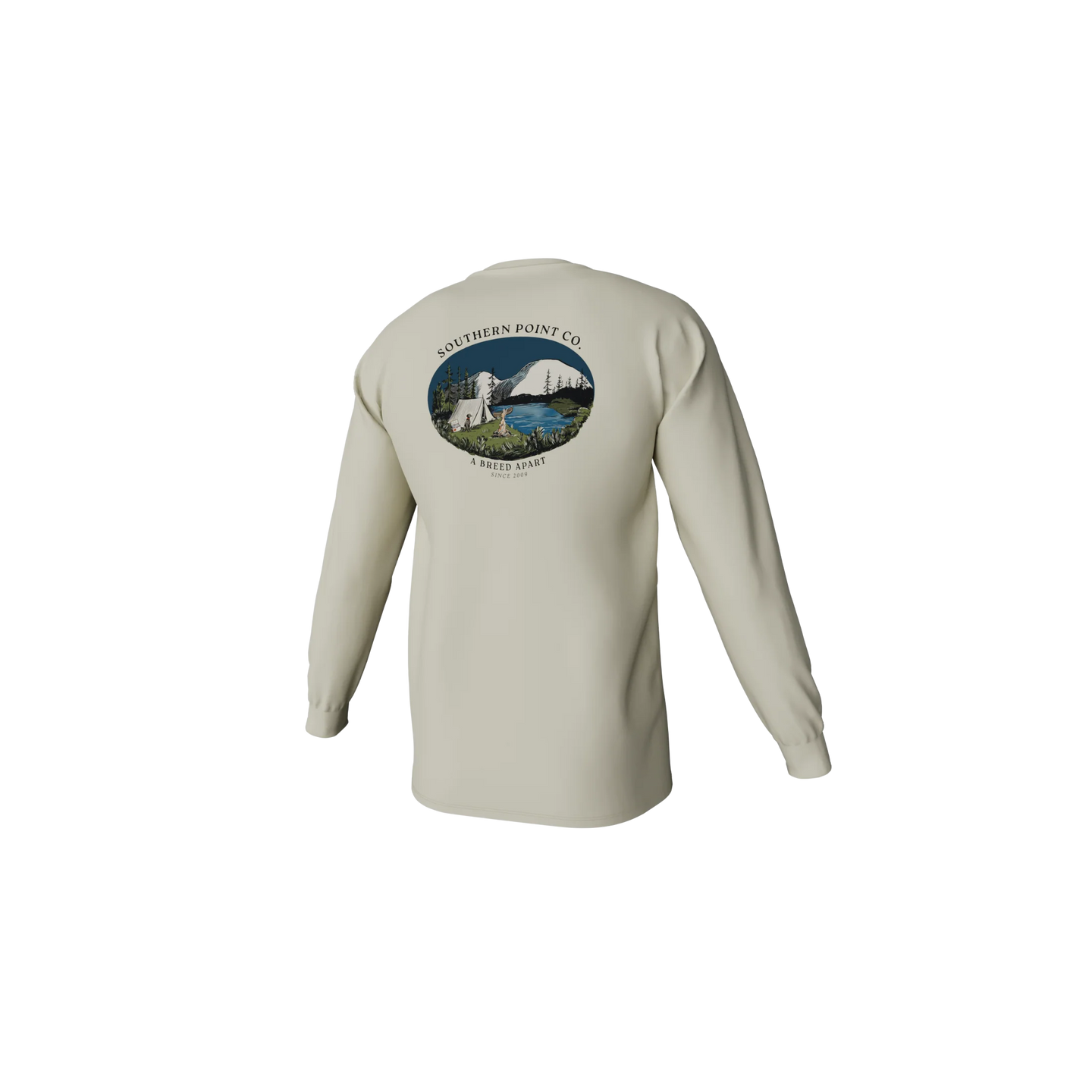 Southern Point Co. Youth River Camping LS Tee