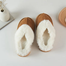 Load image into Gallery viewer, Fuzzy Faux Slippers Camel