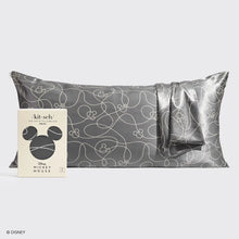 Load image into Gallery viewer, Kitsch &amp; Mickey and Minnie Mickey Maze King Satin Pillowcase