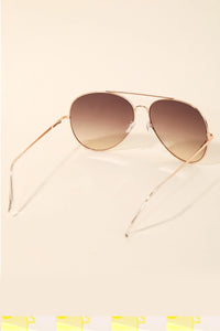 Oversized Double Bridge Fashion Aviator Sunglasses Pink/Blue