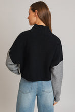 Load image into Gallery viewer, Don&#39;t Think Twice Color Block Oversized Sweater H Grey