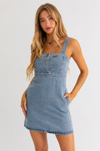 Load image into Gallery viewer, Stars Are Aligned Denim Dress