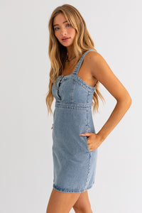 Stars Are Aligned Denim Dress