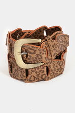 Load image into Gallery viewer, When My World Shakes Abstract Belt Camel