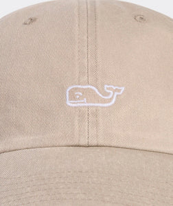 Vineyard Vines Garment Washed Classic Baseball Cap in Khaki