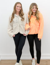 Load image into Gallery viewer, Free People Hit The Slopes Jacket in Neon Clementine