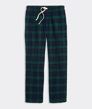 Load image into Gallery viewer, Vineyard Vines Flannel Lounge Pants in Charleston Green