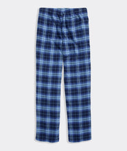 Load image into Gallery viewer, Vineyard Vines Flannel Lounge Pants in Blue Blazer