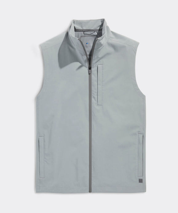 Vineyard Vines The Mariner Soft Shell Vest in Ultimate Gray