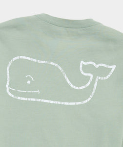 Vineyard Vines Vintage Whale LS Tee in Dune Grass