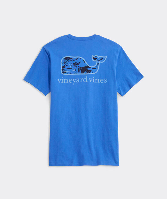 Vineyard Vines Breezy Palms Chappy SS Tee in Tide Blue