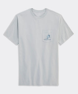 Vineyard Vines Fish N Chips SS Tee in Granite
