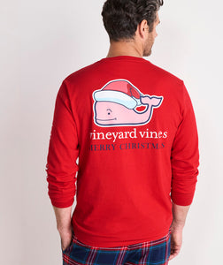 Vineyard Vines 2025 Santa Whale LS Tee