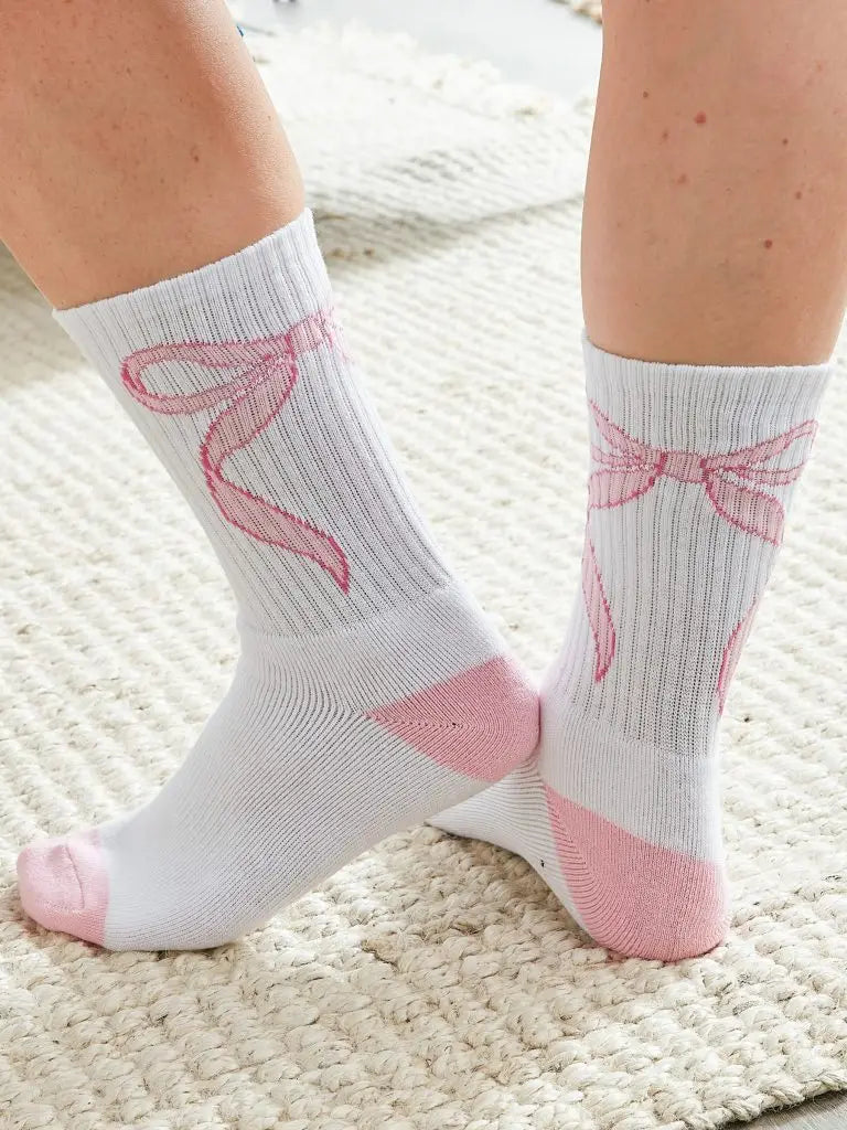 Simply Southern Bow Knit Socks