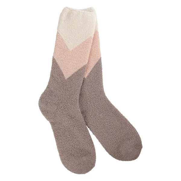 World's Softest Socks Cozy Cali Chevron Multi