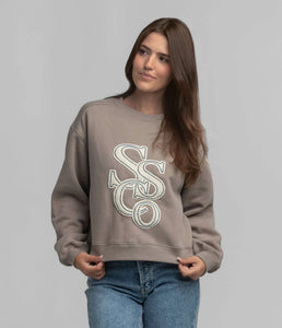Southern Shirt Co. Preppy Font Print Sweatshirt