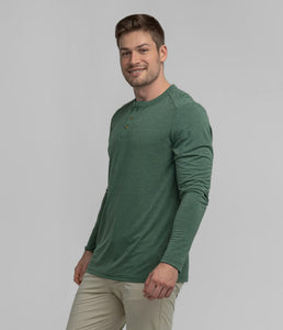Southern Shirt Men's Max Comfort Henley LS in Mallard