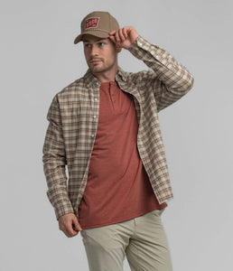 Southern Shirt Co. Logo Ripstop 5 Panel Snapback in Chinchilla