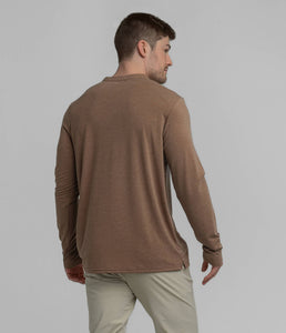 Southern Shirt Men's Henley Max Comfort LS in Natural