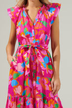 Load image into Gallery viewer, Halfway To Your Heart Floral Midi Dress