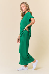 Boho Breeze Pant Set Kelly Green