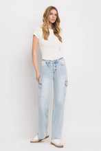 Load image into Gallery viewer, Drifting Back Together Super High Rise Cargo Jeans