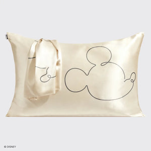 Kitsch & Mickey and Minnie Mr. Mouse Standard Satin Pillowcase