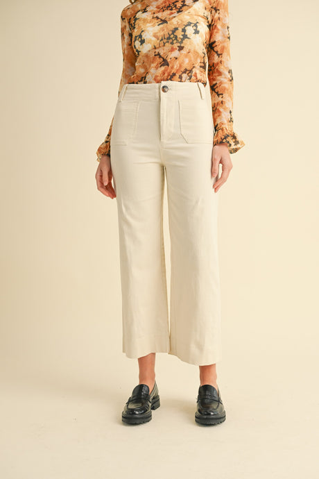 Going Out Of Town Pants in Egg Shell