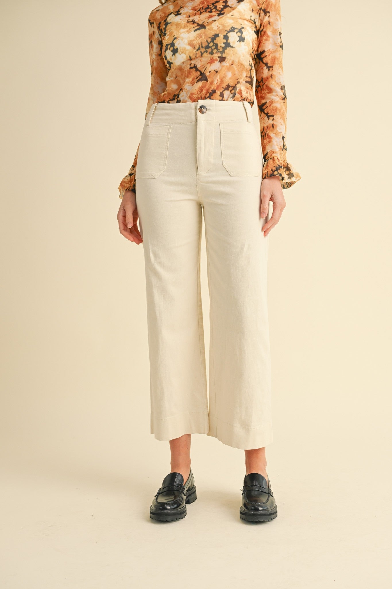 Going Out Of Town Pants in Egg Shell