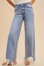 Load image into Gallery viewer, The Aftermath Distressed Hem Straight Leg Jeans