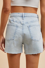 Load image into Gallery viewer, Stretch Distressed Denim Shorts
