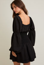 Load image into Gallery viewer, Nothing But Trouble Square Neck LS Dress