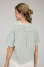 Load image into Gallery viewer, I&#39;ve Been Everywhere Ribbed SS Top in Light Olive