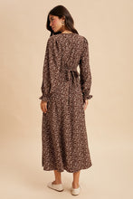 Load image into Gallery viewer, Straight And Narrow Sweetheart Floral Maxi Dress in Mocha