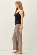 Load image into Gallery viewer, Dream Of You Wide Leg/Drawstring Waist Pants in Earth Grey