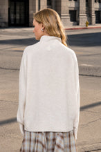 Load image into Gallery viewer, Talk You Out Of Leaving Mock Neck Sweater in Oatmeal