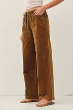 Load image into Gallery viewer, Am I Okay Corduroy Pants in Dk Camel