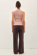 Load image into Gallery viewer, Am I Okay Corduroy Pants in Dk Brown