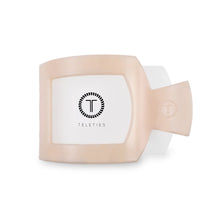 Load image into Gallery viewer, Teleties Medium Flat Square Clip Almond Beige