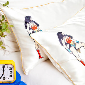 Wonder Woman x Kitsch King Satin Pillowcase Believe in Wonder