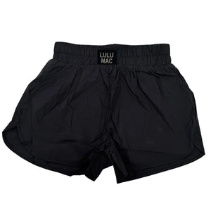 Lulu Mac DD Solid Black Shorts
