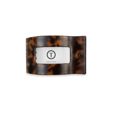 Load image into Gallery viewer, Teleties Small Flat Rectangle Clip in Tortoise