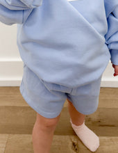 Load image into Gallery viewer, Lulu Mac Youth Terry Shorts in Light Blue