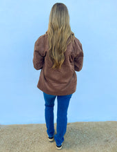 Load image into Gallery viewer, Love Me When I&#39;m Gone Corduroy Sherpa Jacket in Cocoa