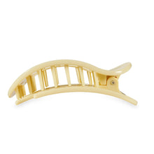Load image into Gallery viewer, Teleties Large Flat Round Clip Butter Yellow