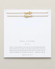 Load image into Gallery viewer, Bryan Anthonys Soul Sisters Best Friend Arrow Necklaces Gold