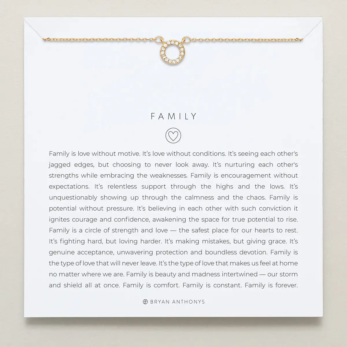 Bryan Anthonys Family Necklace