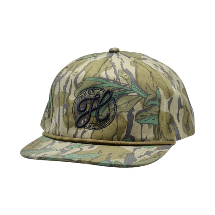 Huck Mossy Oak Backroads Edition Rope Hat in Greenleaf