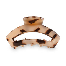 Load image into Gallery viewer, Teleties Tiny Open Hair Clip in Blonde Tortoise
