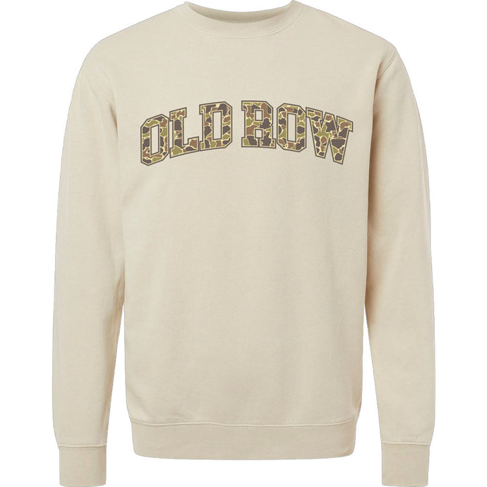 Old Row Camo Pigment Dyed Crewneck Sweatshirt